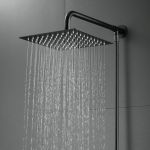 8" SS Slim Square Rain Shower(P)Color: M